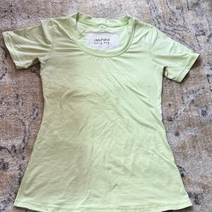 lululemon athletica Light Green Short Sleeve Tee